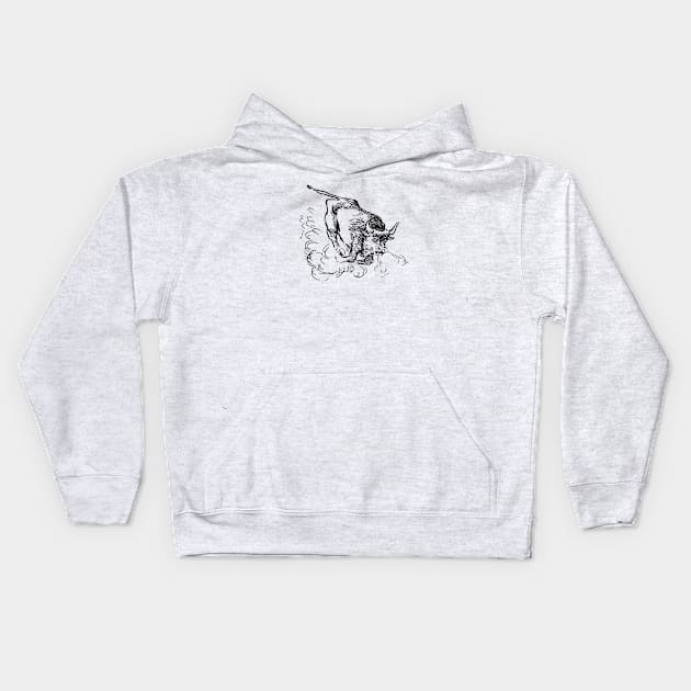 Bull Kids Hoodie by scdesigns